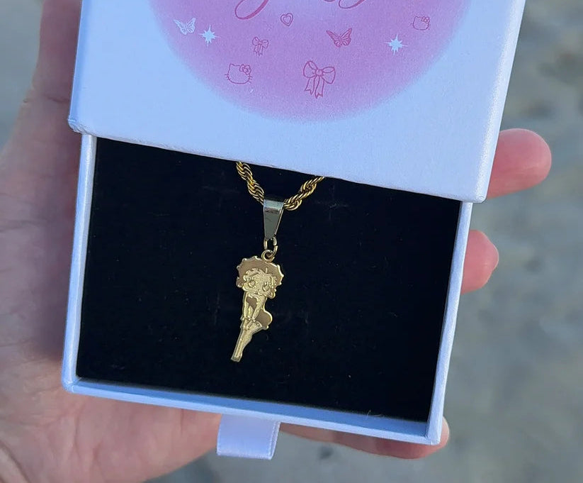 Betty Boop V1 Pendant Necklaces